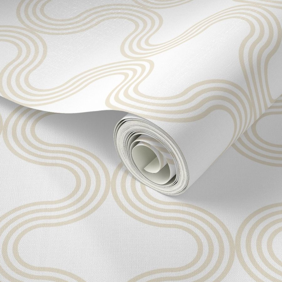 GEOMETRIC WAVE TRELLIS PATTERN