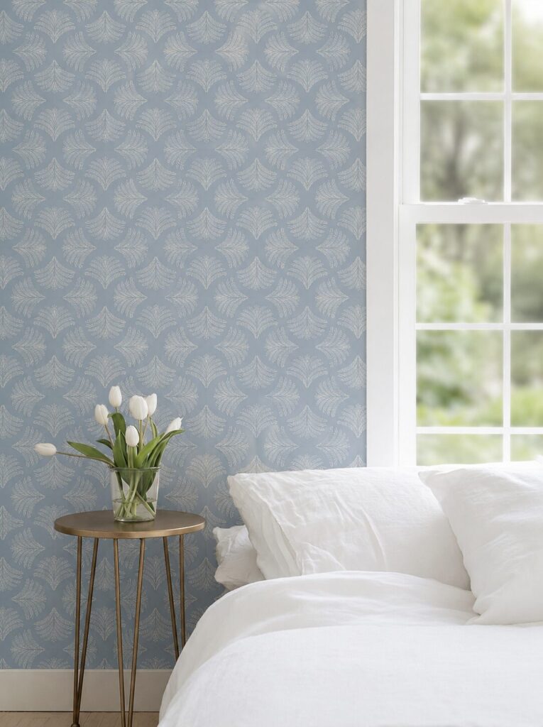 Art Deco Fans – Powder Blue